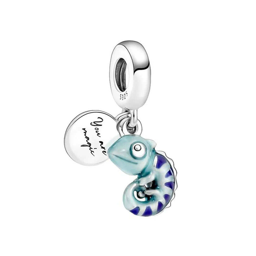 New 925 Silver Summer Ocean Series Starfish Turtle Octopus Cetacean Pendant Fit European Bracelets DIY Accessories Gifts