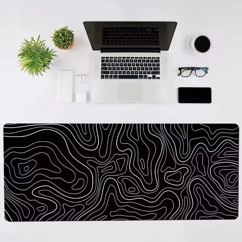 Extra Large Mouse Mat for Professional Gamers - Stitched Border Design, Anti-Slip Rubber Backing, Low Friction Surface Compatibl
