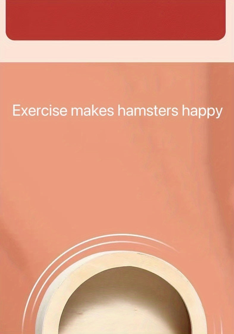 Silent Wooden Hamster Exercise Wheel - Ideal For Small Pets Like Hamsters, Gerbils, Mice, And Guinea Pigs - Promotes Healthy Exercise And Mental Stimulation