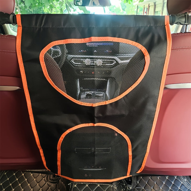 1pc Premium Pet Car Safety Net Barrier - Durable & Easy Install - Keeps Pets Secure in Backseat