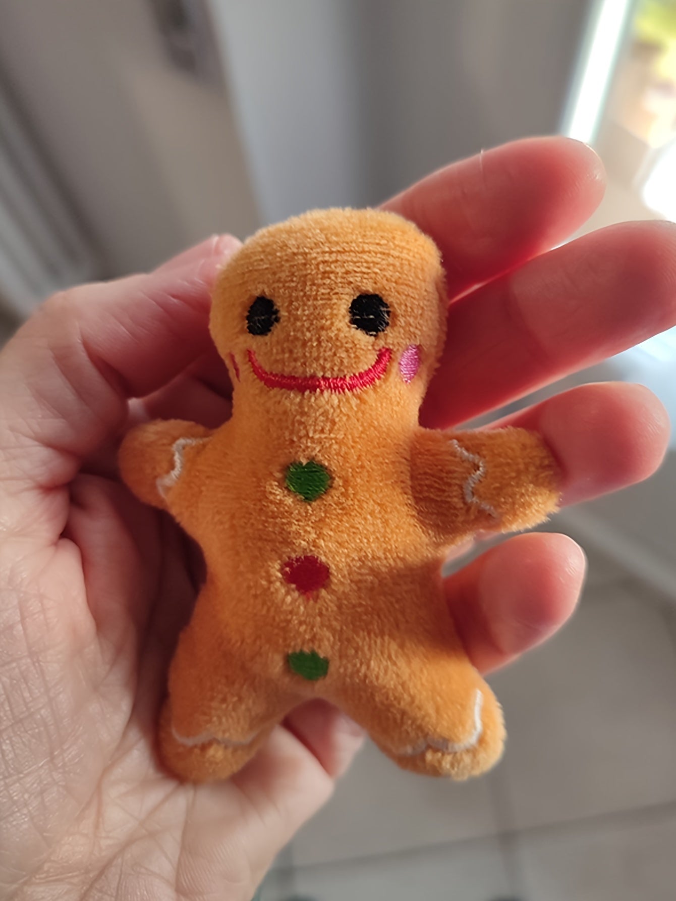 Adorable Christmas Gingerbread For Man Plush Toy - Soft, Cuddly, and Durable Fabric Construction for Pets, Perfect for Interactive Play, Chewing, and Snuggling - Ideal Holiday Gift for Pet Lovers