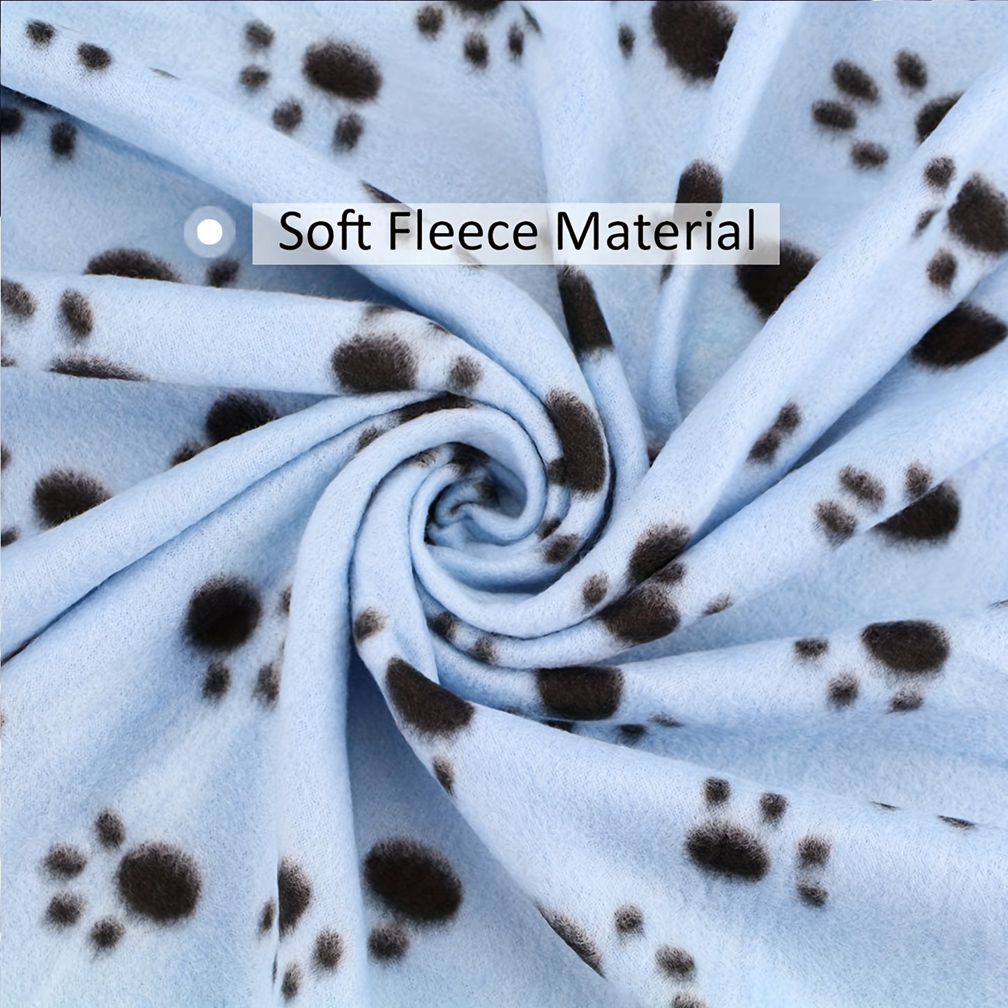 Keep Your Furry pets Cozy with this 6-Pack of Warm Paw Print Dog Blanket Bed Covers!