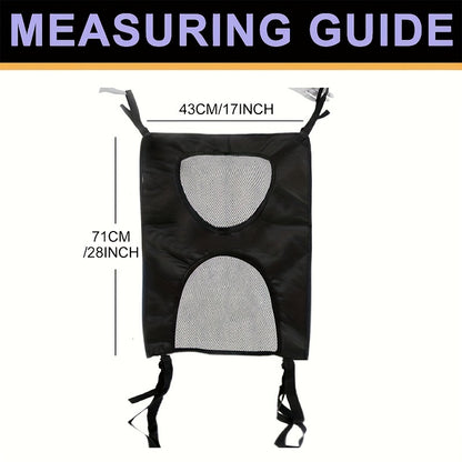 1pc Premium Pet Car Safety Net Barrier - Durable & Easy Install - Keeps Pets Secure in Backseat