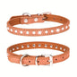 [Shiny Rhinestone Dog Collar] Hot Selling Shiny Rhinestone CP077 Dog Collar - Adjustable Small and Medium Pet Collar - Suitable for Small and Medium Pets to Wear Neck Collar
