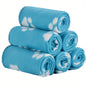 Keep Your Furry pets Cozy with this 6-Pack of Warm Paw Print Dog Blanket Bed Covers!