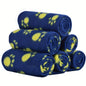 Keep Your Furry pets Cozy with this 6-Pack of Warm Paw Print Dog Blanket Bed Covers!