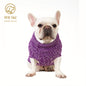PETS TALE Dog Sweater Cable-Knit Pullover with Chain Detailing & Tag - Machine Washable Cozy Winter Sweater for Small, Medium & Large Breeds, Navy Blue, Dog Sweater for Small Dogs, Durable Petwear