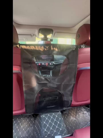 1pc Premium Pet Car Safety Net Barrier - Durable & Easy Install - Keeps Pets Secure in Backseat