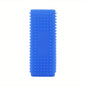 Silicone & Dog Bath Brush - Gentle Massaging Pet Grooming Brush with Blue Bristles & Rounded Tips, Self-Cleaning Bath/Shower Brush for Sensitive Beige, for Kittens & Puppies, Durable Bathing for Cats and Small Dogs, Cleaning