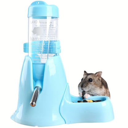 3-in-1 Hamster Water Dispenser, 2.71oz/4.23oz Plastic Feeder for Small Pets, Hamster, Sand Rat, Flower Branch Mouse