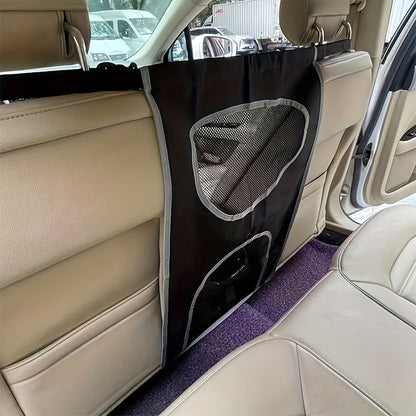 1pc Premium Pet Car Safety Net Barrier - Durable & Easy Install - Keeps Pets Secure in Backseat
