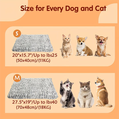 Self Heating Dog Cat Pad Self Warming Cat Bed Thermal Dog Cat Mat For Outdoor And Indoor Large Kittens Small Puppy Pets