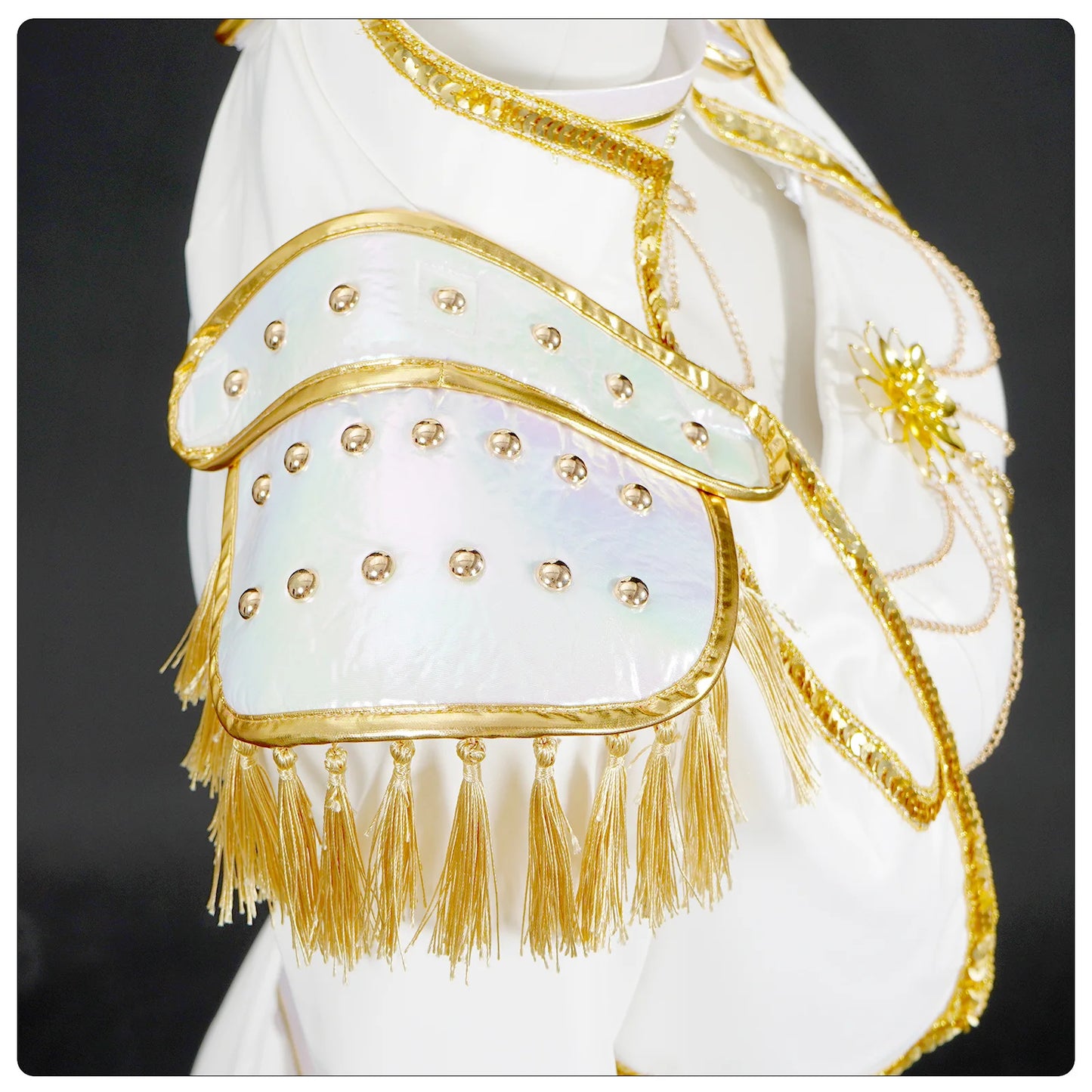 KPop Rumi Mira Zoey White Singing Suit Women Halloween Carnival Party Role Playing Outfit Halloween Carnival Cosplay Costume