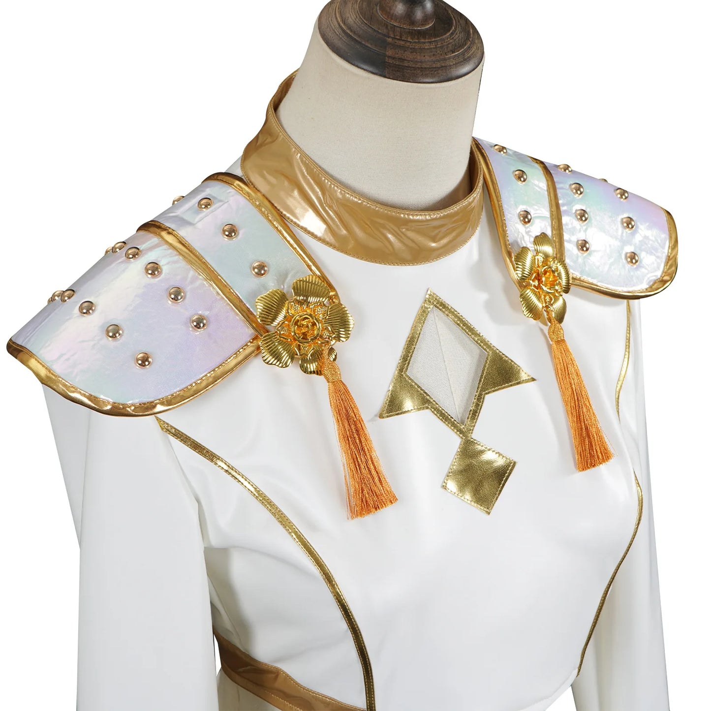 KPop Rumi Mira Zoey White Singing Suit Women Halloween Carnival Party Role Playing Outfit Halloween Carnival Cosplay Costume