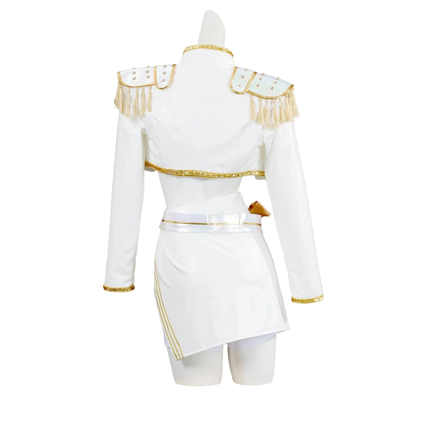 KPop Rumi Mira Zoey White Singing Suit Women Halloween Carnival Party Role Playing Outfit Halloween Carnival Cosplay Costume