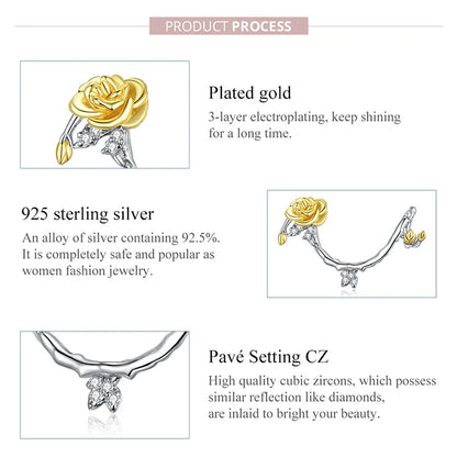 WOSTU Hot Sale 925 Sterling Silver Colock Pendant Magic Can Dangle Charm fit Original Bracelet & Necklace Fine Jewelry Gift