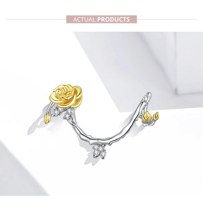 WOSTU Hot Sale 925 Sterling Silver Colock Pendant Magic Can Dangle Charm fit Original Bracelet & Necklace Fine Jewelry Gift