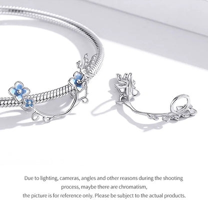WOSTU Hot Sale 925 Sterling Silver Colock Pendant Magic Can Dangle Charm fit Original Bracelet & Necklace Fine Jewelry Gift