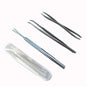 HOT Stainless Steel Pet Flea Remover Tool Scratching Hook Tweezers Clips Set Cat Dog Tick Removal Tool Pet Grooming Supplies