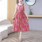 New Arrival Noil Poplin Dress Women's Summer Plus Size Ladieswear Classy Western Style Artificial Cotton Tall Sleeveless Dress Outwear