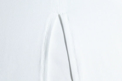 Vacation Style White Floor-Length Dress