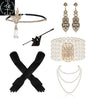 Sexy Sequin Bead Dress Host Retro Banquet Party Stage Nightclub Gatsby Tassel Dress