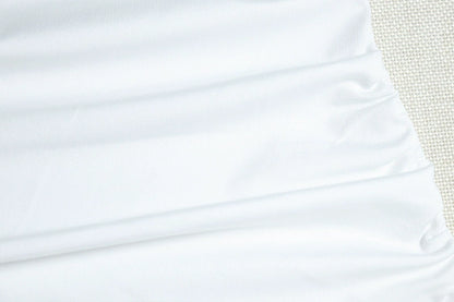 Vacation Style White Floor-Length Dress