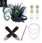 Sexy Sequin Bead Dress Host Retro Banquet Party Stage Nightclub Gatsby Tassel Dress