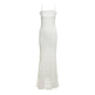 Fashion Style 2025 Summer New Arrival Women's Clothing Elegant Sexy Pure Color Mesh Patchwork Cut Out Silm Sling