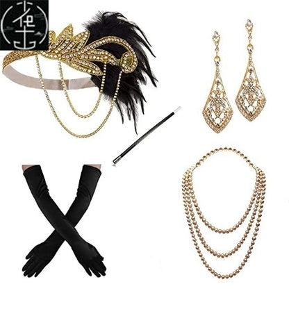 Sexy Sequin Bead Dress Host Retro Banquet Party Stage Nightclub Gatsby Tassel Dress