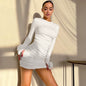 Crew Neck Long Sleeves Dress