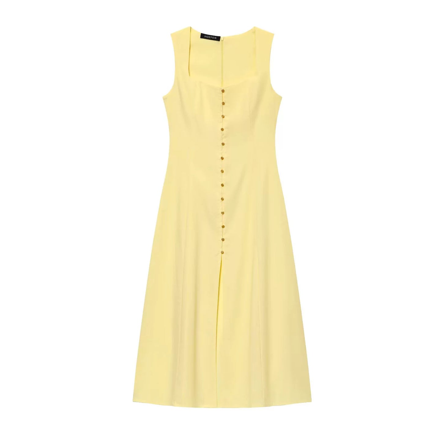 Kaslead New Arrival Women's Clothing Fashion Style Fashion Minimalist Silm Midi Skirt Dress 6962029 510