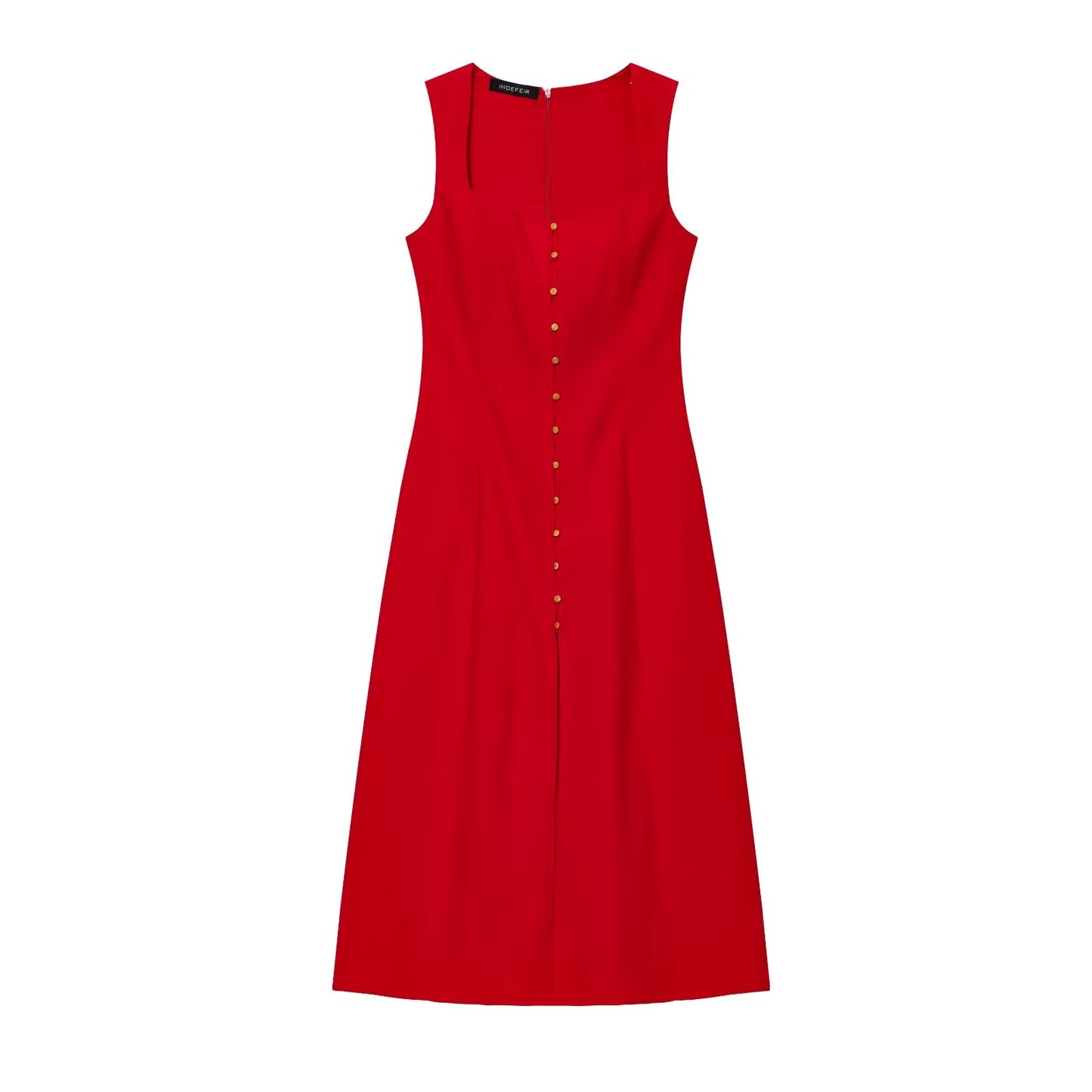 Kaslead New Arrival Women's Clothing Fashion Style Fashion Minimalist Silm Midi Skirt Dress 6962029 510
