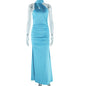 Vacation Style White Floor-Length Dress