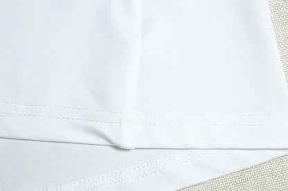 Vacation Style White Floor-Length Dress