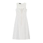 Kaslead New Arrival Women's Clothing Fashion Style Fashion Minimalist Silm Midi Skirt Dress 6962029 510