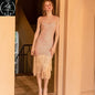 Sexy Sequin Bead Dress Host Retro Banquet Party Stage Nightclub Gatsby Tassel Dress