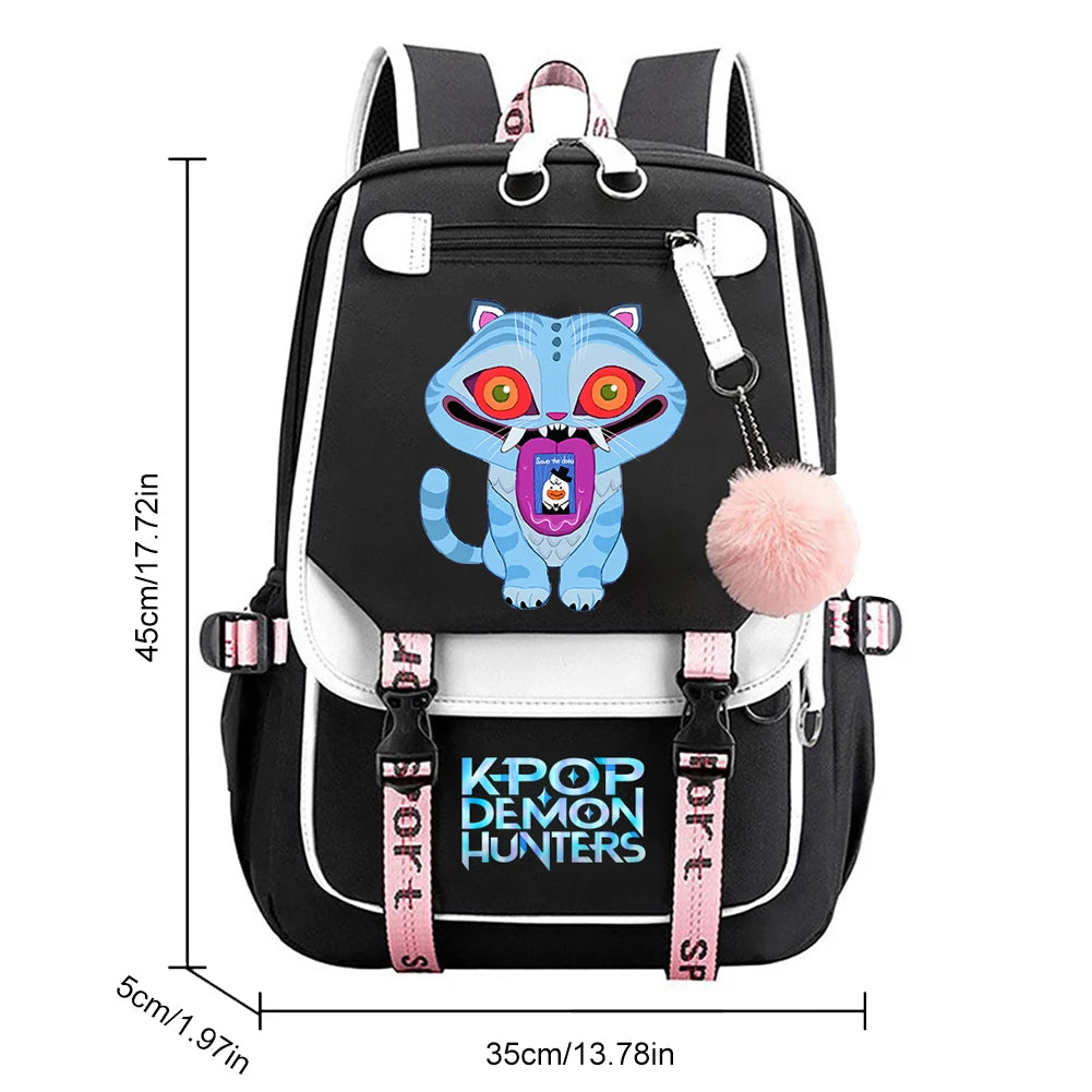 School Backpack for Students KPop Demon Hunters
