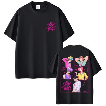 KPop Demon Hunters T-shirts Saja Boys Tshirt rt