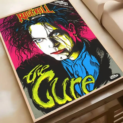 The C-Cure R-Robert Smith Poster High-definition art sticker Self adhesive waterproof home decoration