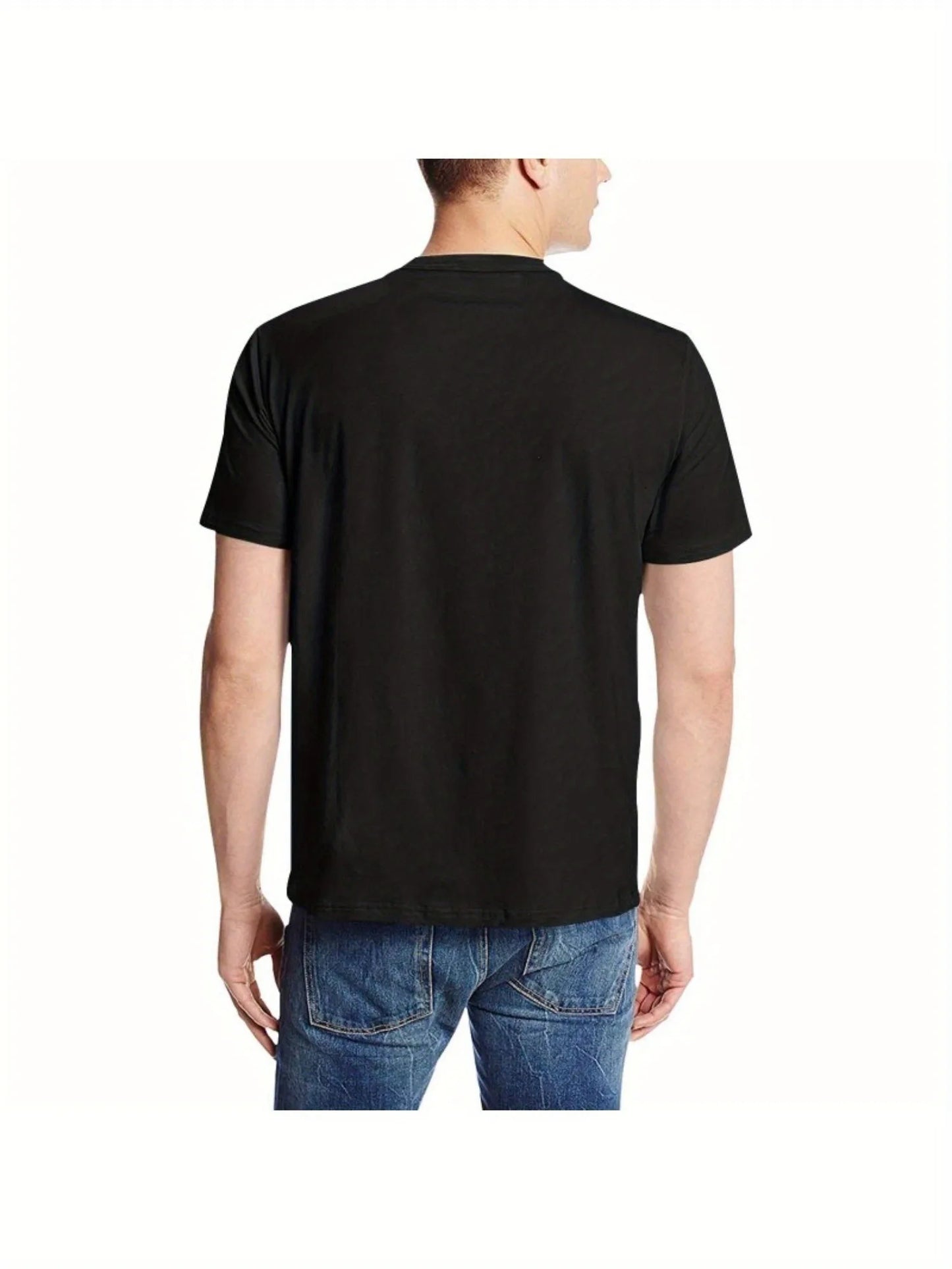 Men's Black Crew Neck T-Shirt Can I Lick It Periodic Table