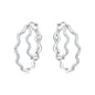 CYMYSS 2025 New 925 Sterling Silver Classic Hollow-out Versatile Hoop Earrings for Women Fine Jewelry Ideal Birthday Party Gifts