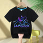 KPop Demon Hunters Rumi Zoey Mira Neck Cartoon Kids T-shirt
