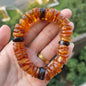 Big Natural Amber Bracelet for Unisex Gift Irregular New Unique 100% Genuine Ambre Diy Beads Healing Jewelry Supplier Wholesale