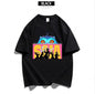 Cartoon Anime Film Kpop Demon Hunters Print T-shirt for Men Women Adult Clothes Summer Cotton Outdoor Wear Hip Hop Fashion Tops