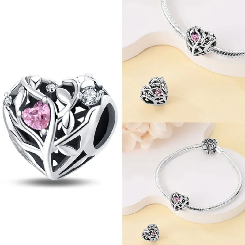 Charms 925 Original Fit 3mm 925 Original Charm Bracelet Women 925 Silver Hot Sale Pendant Beads DIY Jewelry Gift 2024 New