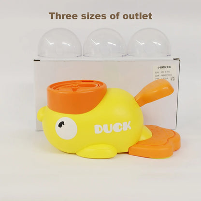 Yellow Duck Pet Automatic Feeder Adjustable Dog Snack Feeder Non Slip Pet Interactive Toy for Dog Cat Intelligent Training Toy