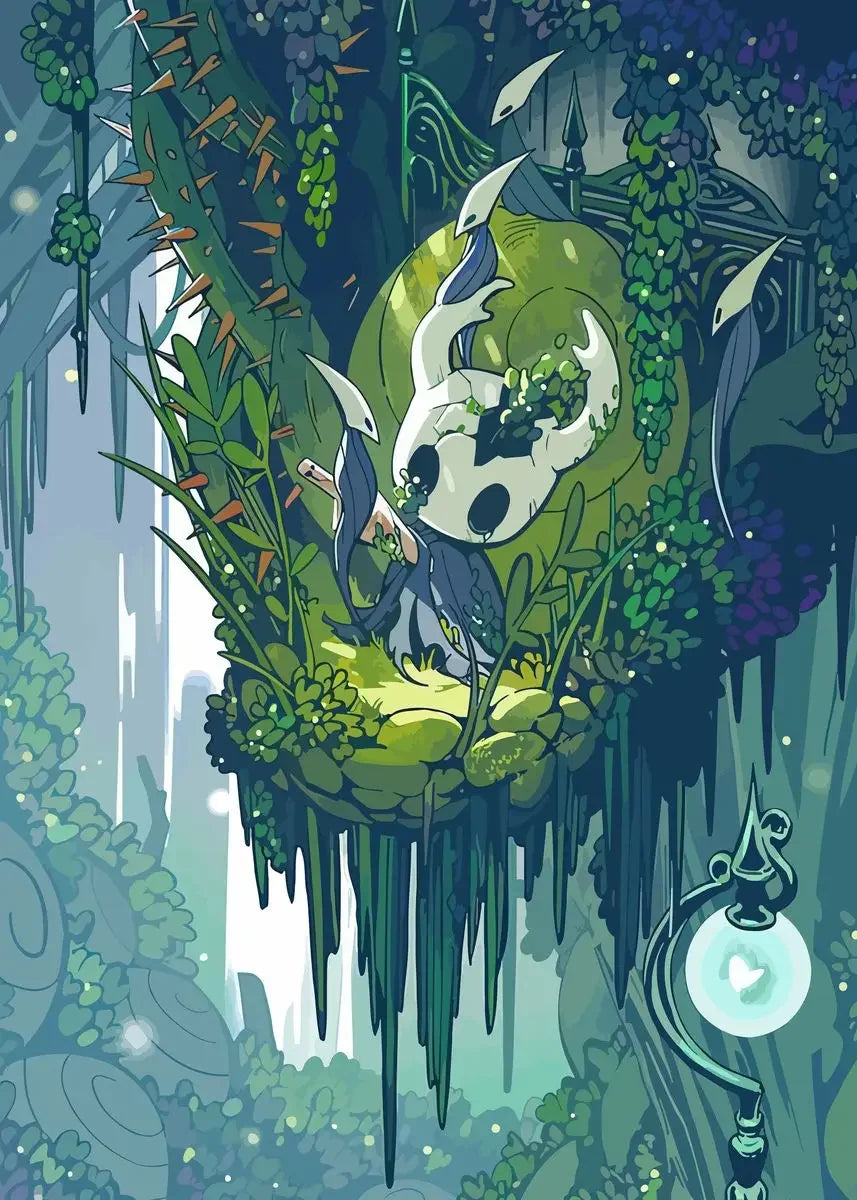 Hollow Knight Anime Videogame Aesthetic Canvas Painting Posters and Prints Wall Art Picture for Bedroom Home Decor