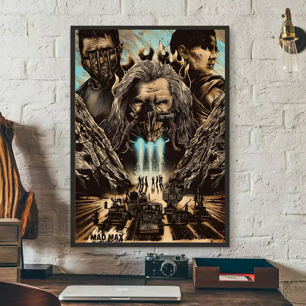 Mad Max HD Art Poster Sticky Wall Waterproof Decor for Home Living Room Bedroom Bar Aesthetic