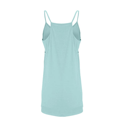 Sport Mini Dress For Women Summer Sleeveless Dress Casual Short Sundress